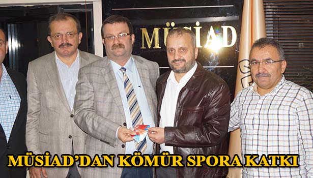 MÜSİAD'DAN ZONGULDAK KÖMÜRSPOR'A KOMBİNE BİLET KATKISI