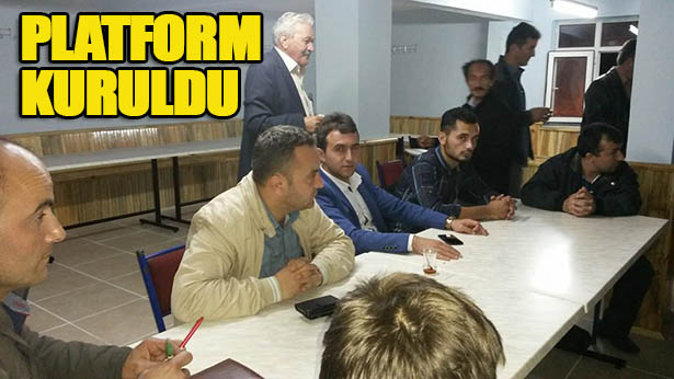 ZONGULDAK'TA 140 HANELİ KÖYÜN GENÇLERİ, PLATFORM KURDU