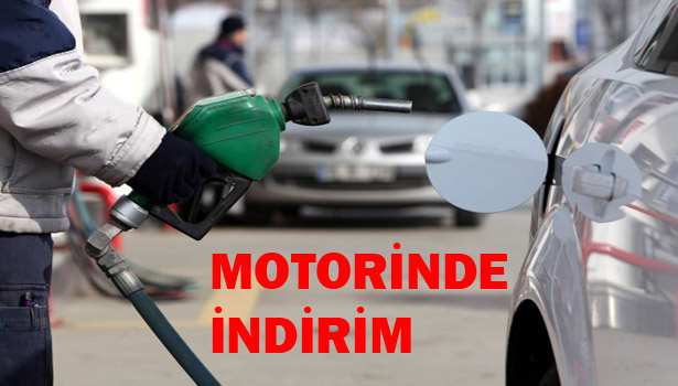 MOTORİNE "10 KR" İNDİRİM YAPILDI