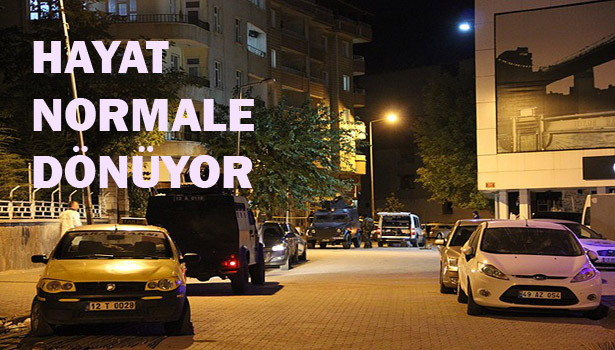 KRİTİK BÖLGELERDE NORMALLEŞME BAŞLADI