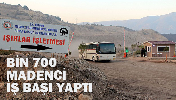 MADENCİLER OCAKLARINA GERİ DÖNDÜ