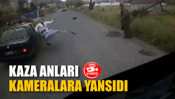 KDZ. EREĞLİ'DE KAZA ANLARI KAMERALARA YANSIDI