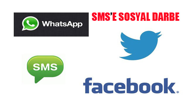 SOSYAL MEDYA "SMS"E DARBE VURDU