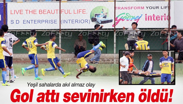 PETER BİAKSANGZUALA ATTIĞI GOL SONRASI SEVİNİRKEN ÖLDÜ