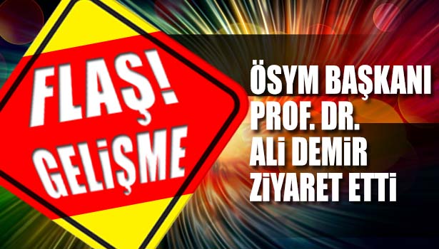 BEÜ, ÖSYM BAŞKANI ALİ DEMİR İLE YÖK YÜRÜTME KURULU ÜYESİ DURMUŞ GÜNAY'I AĞIRLADI
