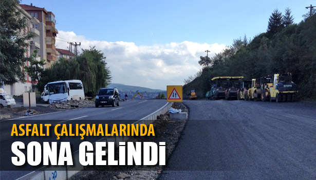 ASFALT ÇALIŞMALARINDA SONA GELİNDİ