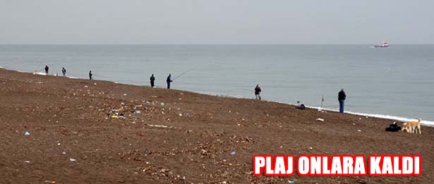 ÇUHALLI PLAJI ONLARA KALDI