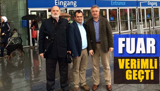 ULUSLARARASI SAC LEVHA İŞLEME TEKNOLOJİSİ FUARI'NA KATILDILAR