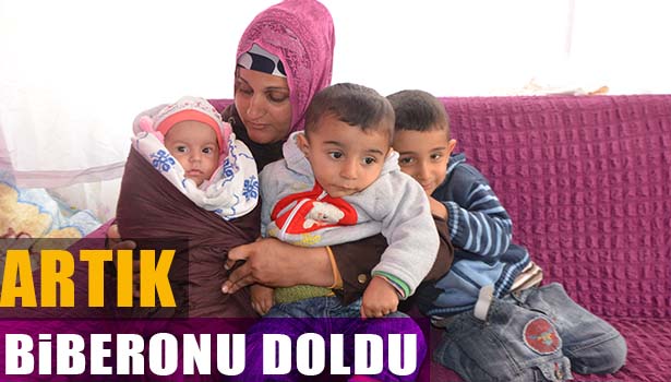 ELİF NUR BEBEĞİN BİBERONU DOLDU, AİLENİN YÜZÜ GÜLDÜ