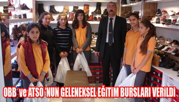 OBB VE ATSO 'NUN GELENEKSEL EĞİTİM BURSLARI VERİLDİ