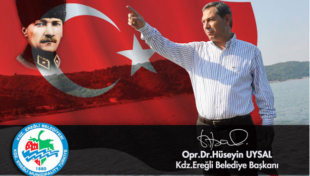 KDZ.EREĞLİ BELEDİYE BAŞKANI UYSAL CUMHURİYET BAYRAMINI KUTLADI