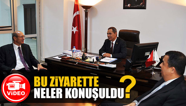 ERDEMİR GENEL MÜDÜRÜ ORHAN BAŞKAN UYSAL'I ZİYARET ETTİ