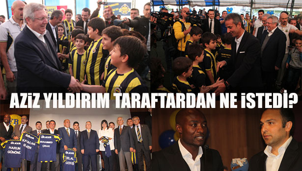 AZİZ YILDIRIM: "HERKESTEN RİCAM '1 MİLYON ÜYE PROJEMİZE' KATILMANIZDIR..."