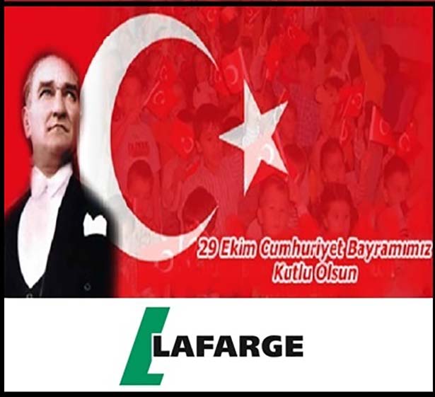 LAFARGE ÇİMENTO CUMHURİYET BAYRAMINI KUTLADI