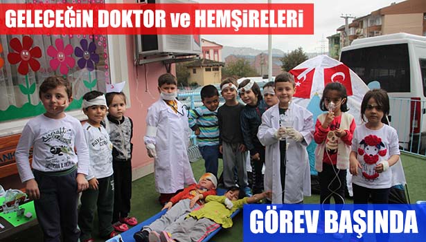 GONCALI ÖĞRENCİLER TEMSİLİ DOKTOR VE HEMŞİRE OLDU