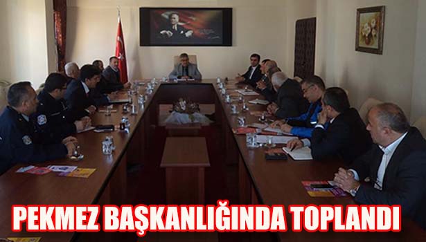 AKÇAKOCA İLÇE GÜVENLİK KURULU TOPLANDI