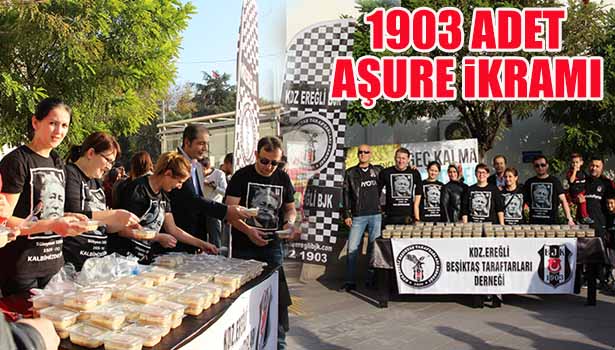 BEŞİKTAŞ TARAFTARLARI DERNEĞİ TARAFINDAN 1903 ADET AŞURE DAĞITILDI