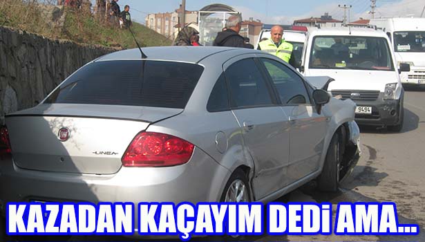 KAZADAN KAÇARKEN SU KANALINA DÜŞTÜ