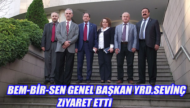 BEM-BİR-SEN GENEL BŞK. YRD. MEDENİ SEVİNÇ, CÜNEYT YEMENİCİ'Yİ ZİYARET ETTİ