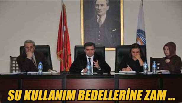 SU KULLANIM BEDELLERİNE ZAM YAPILDI