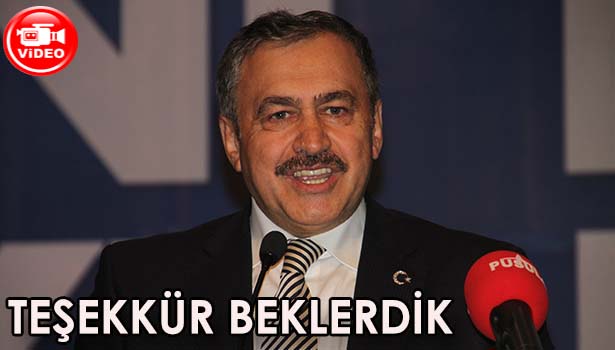 EROĞLU: EN AZINDAN TEŞEKKÜR ETMELERİNİ BEKLERDİK