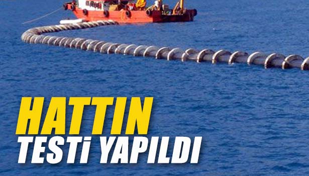 ALAPLI DERİN DENİZ DEŞARJ ARITMA SİSTEMİNİN TEST ÇALIŞMASI YAPILDI
