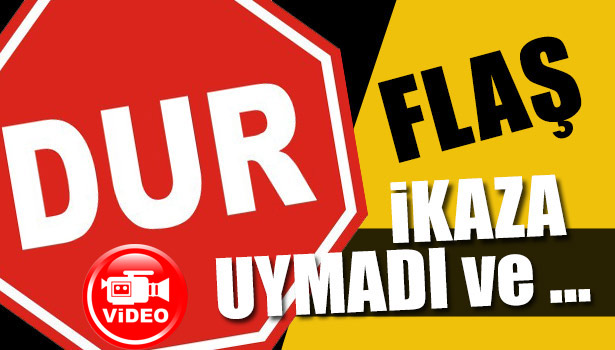 'DUR' İKAZINA UYMAYINCA LASTİĞİ PATLATILARAK DURDURULDU