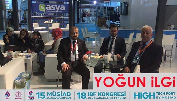 MÜSİAD ULUSLARARASI FUARINDA ZONGULDAK FİRMALARINA YOĞUN İLGİ