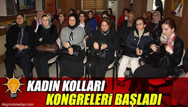 AK PARTİ'DE KADIN KOLLARI KONGRELERİ İÇİN START VERİLDİ