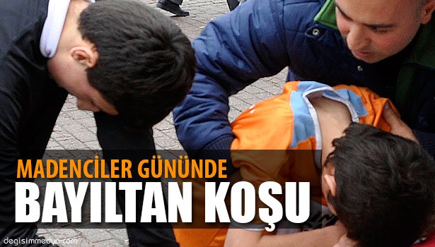 MADENCİLER GÜNÜNDE BAYILTAN KOŞU