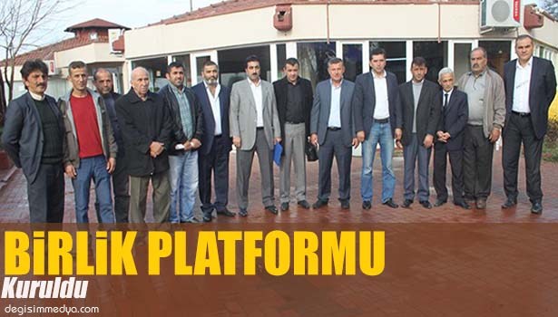 ALAPLI'DA MUHTARLAR BİRLİK PLATFORMU KURDU