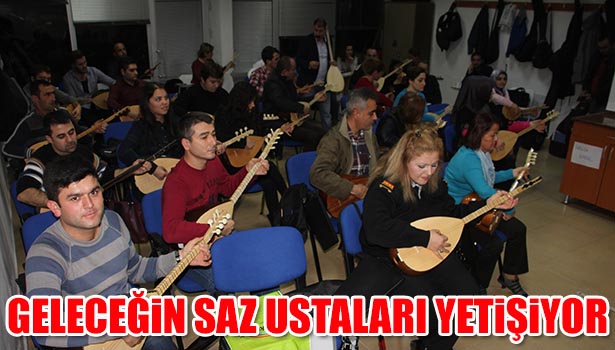 SAZ KURSUNA YOĞUN İLGİ