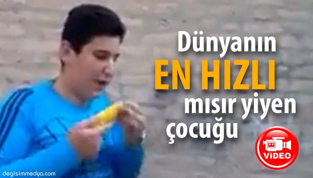 DÜNYANIN EN HIZLI MISIR YİYEN ÇOCUĞU