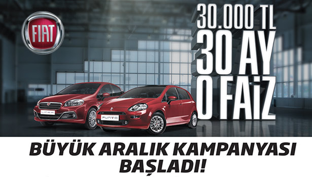 FIAT'TA BÜYÜK ARALIK KAMPANYASI BAŞLADI!