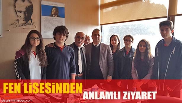 İBRAHİM-SÜHEYLA İZMİRLİ FEN LİSESİNDEN ANLAMLI ZİYARET