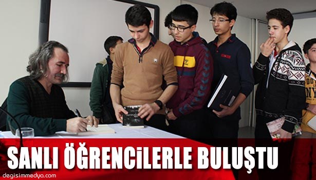 BİRLEŞEN GÖNÜLLER'İN YAZARI SANLI ÖĞRENCİLERLE BULUŞTU