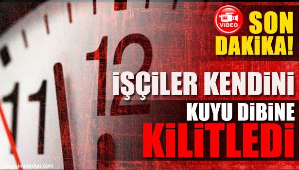 İŞÇİLER EYLEM BAŞLATTI