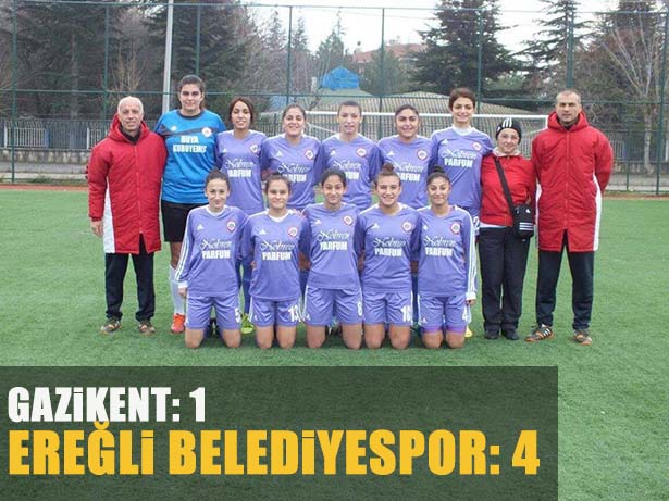 GAZİKENT: 1 EREĞLİ BELEDİYESPOR: 4