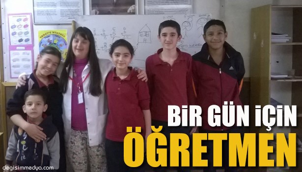 DOWN SENDROMLU GENÇ BİR GÜNLÜK ÖĞRETMENLİK YAPTI