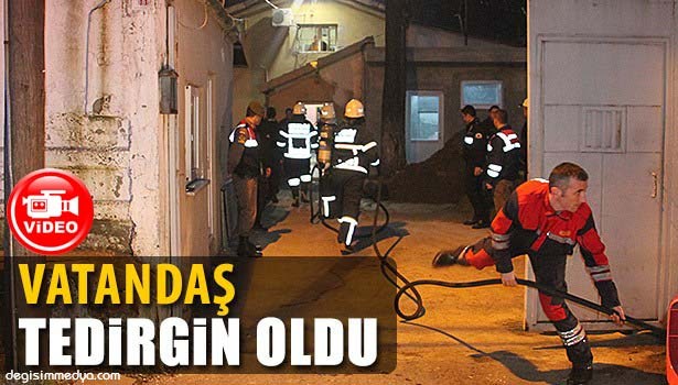 TATBİKAT VATANDAŞI TEDİRGİN ETTİ