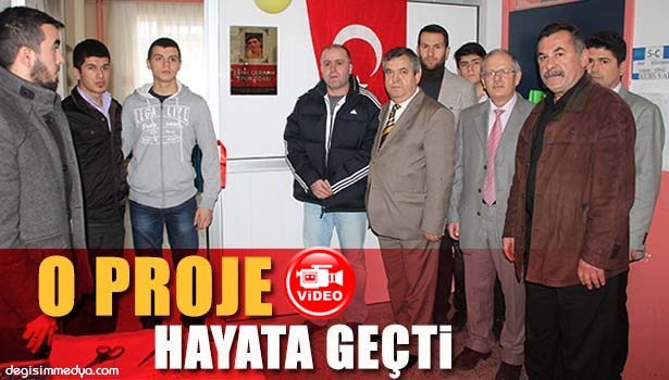 EMRE'NİN BAŞLATTIĞI PROJEYİ ARKADAŞLARI VE HOCASI TAMAMLADI