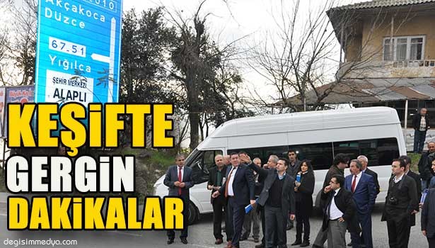 ALAPLI GİRİŞ YOLU İÇİN MAHKEME KEŞİF YAPTI