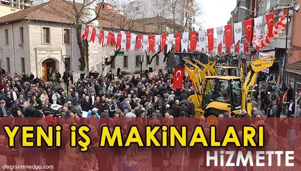ALAPLI BELEDİYESİ'NİN YENİ İŞ MAKİNELERİ HİZMETE GİRDİ