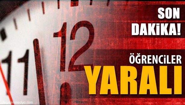 3 ARACIN KARIŞTIĞI KAZADA ÖĞRENCİLER YARALANDI