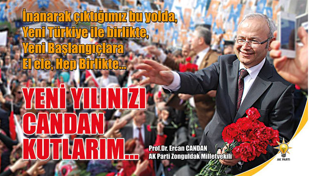 AK PARTİ ZONGULDAK MİLV.PROF.DR.ERCAN CANDAN'IN MESAJI