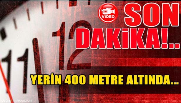YERİN 400 METRE ALTINDA BURUK YILBAŞI