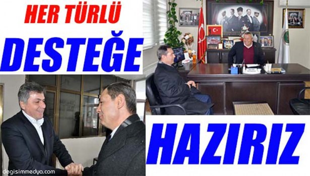 BELEDİYELERİMİZE KARLA MÜCADELEDE DESTEĞE HAZIRIZ