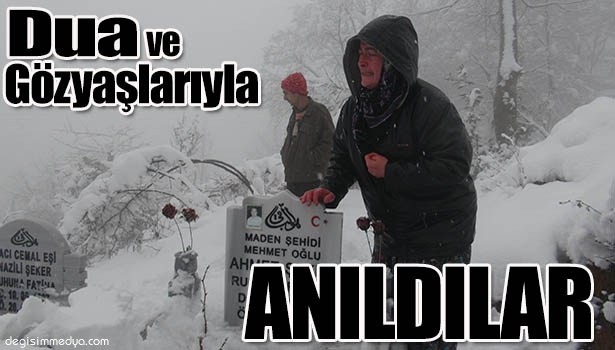 MADEN ŞEHİTLERİ DUA VE GÖZYAŞLARIYLA ANILIYOR