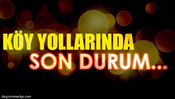 ZONGULDAK'TA 142 KÖY YOLU KAPALI