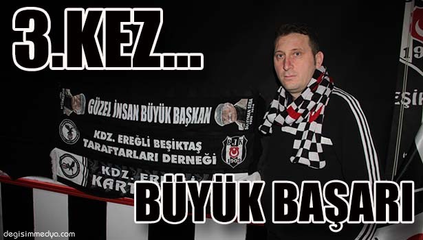 EREĞLİ BJK TARAFTARLARI DERNEĞİ, 3. KEZ YILIN DERNEĞİ SEÇİLDİ